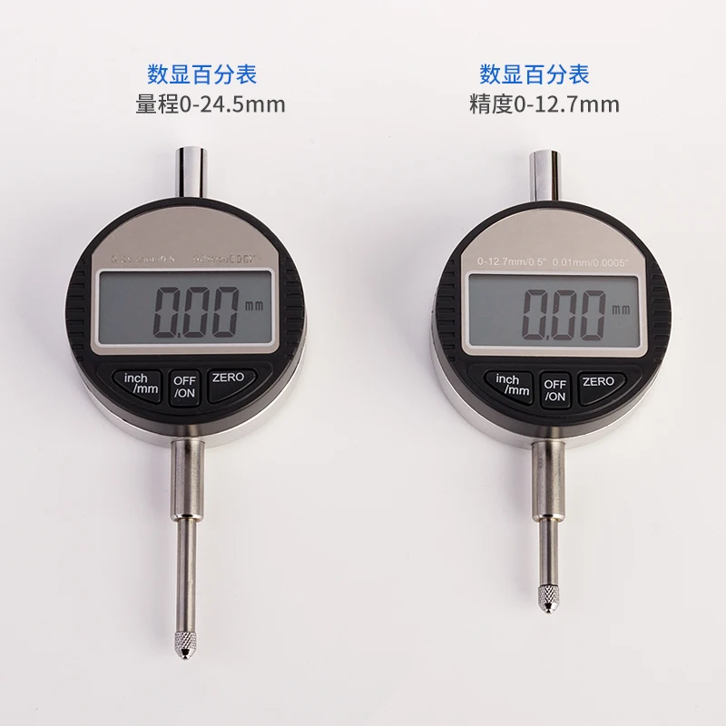 Digital Display Dial Indicator Dial Gauge Electronic Digital Indicator Scale 0-12.7/0-25.4/50/100 Mm