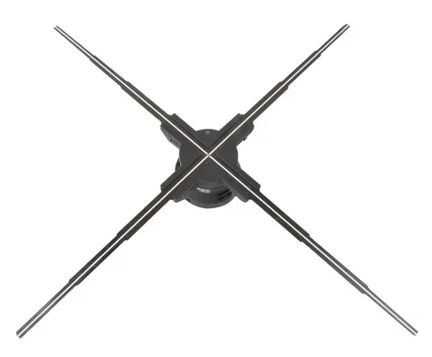 

Hologram fan 100cm 1184 RGB lamp Beads 3D holographic fan holographic