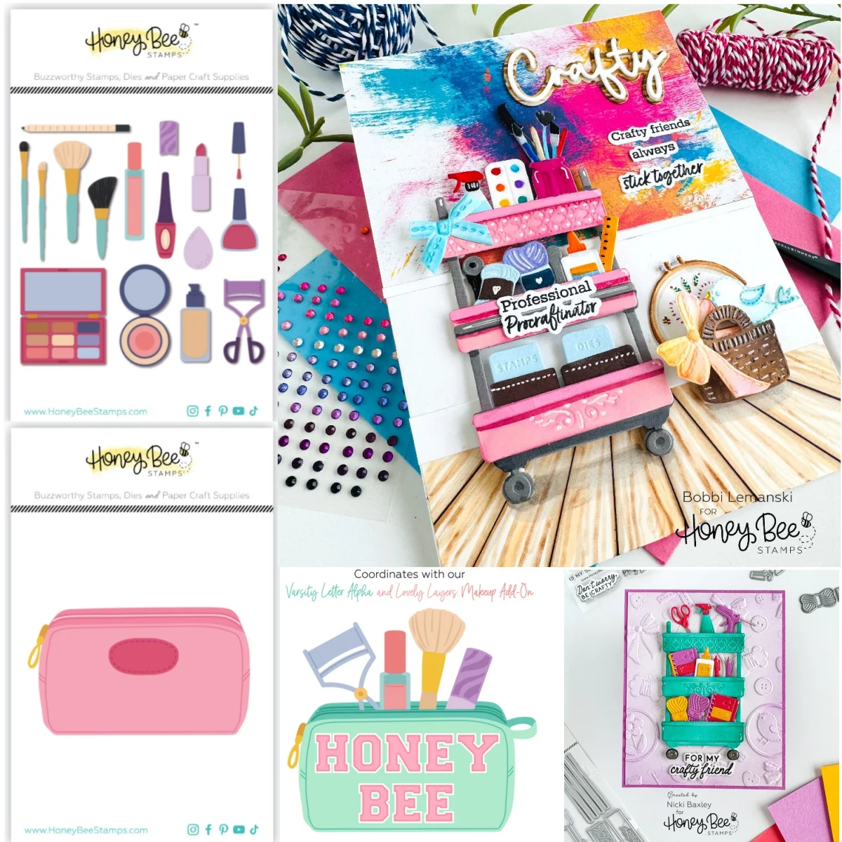 

Makeup Brush Mirror Zipper Bag Metal Cutting Dies Cut DIY Scrapbooking Supplies Paper Craft Handmade Make Album Card Punch