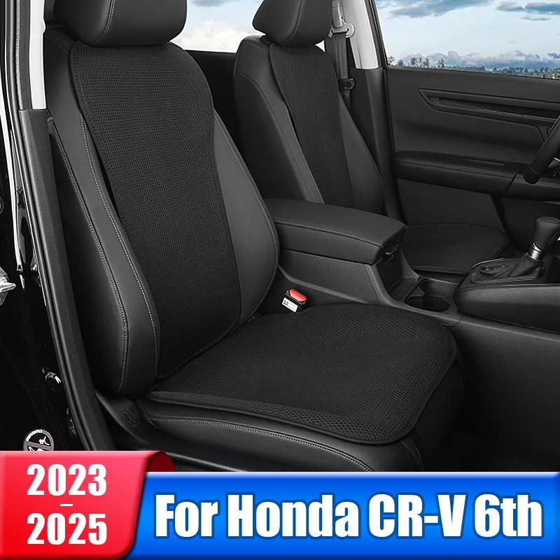 Funda de asiento de coche para Honda, conjunto de cojines para parte delantera y trasera, para Honda CR-V CRV 6th Gen 2023 2024 2025, accesorios universales para las cuatro estaciones