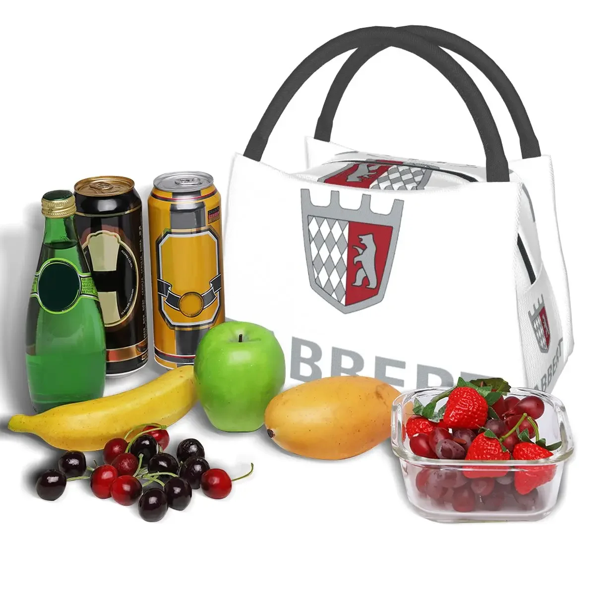 Tabbert Caravan Lunch Bags Insulated Bento Box Resuable Lunch Tote Picnic Bags Cooler Thermal Bag for Woman Student School