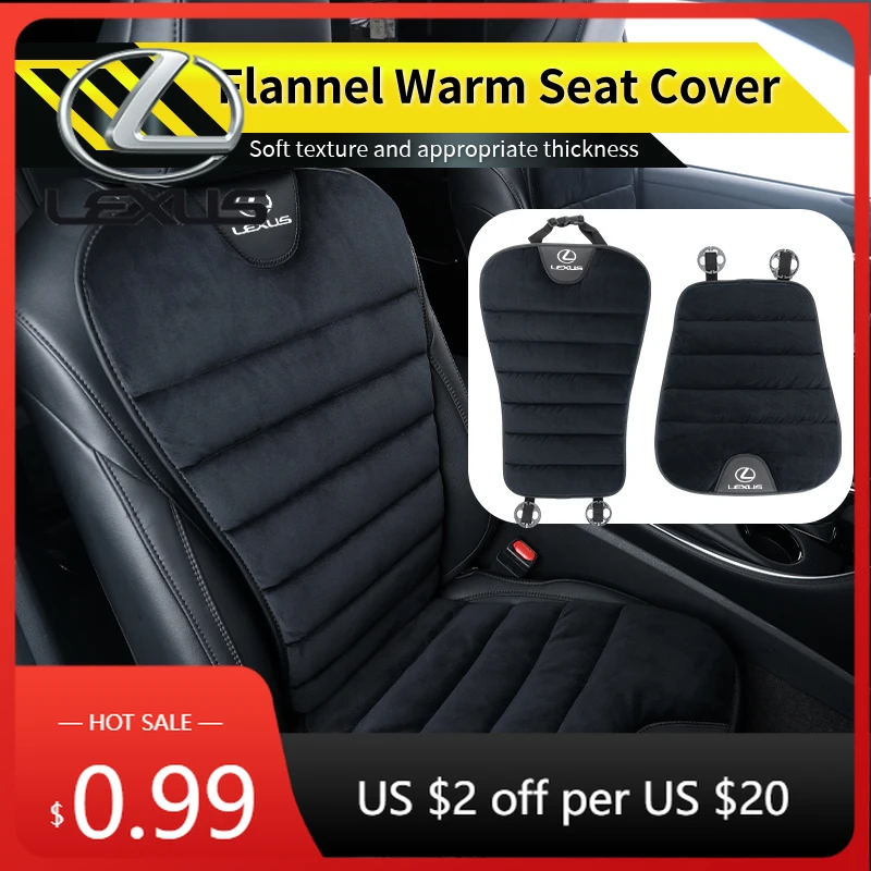 

Interior Stickers Car Velour Seat Cushion Winter Warm Backrest Seat Cover Accessories For Lexus UX250h RX450h CT200h RX400h NX30