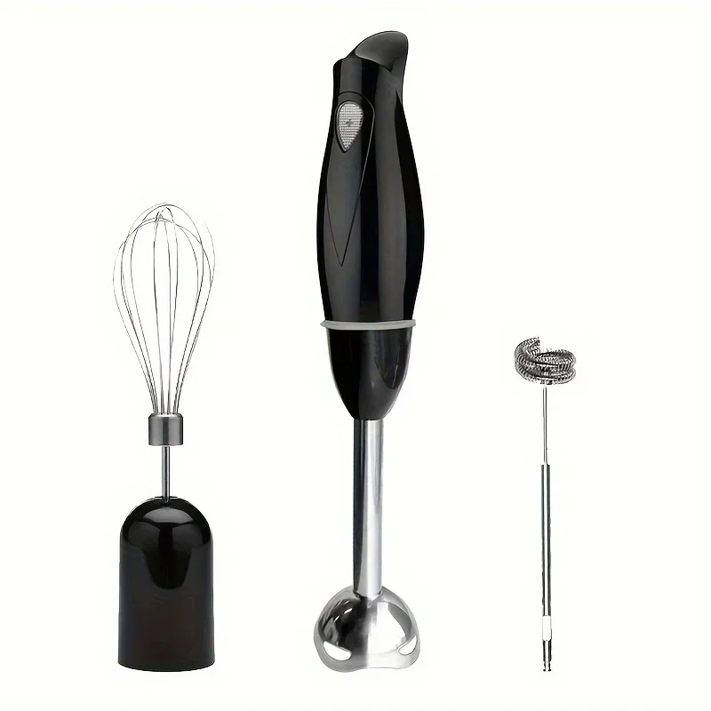 3 in 1 Electric food vegetable Blender 600w Handheld Home Use 4 Blades Hand Mixer for Kitchen Fast Easy Clean Blender