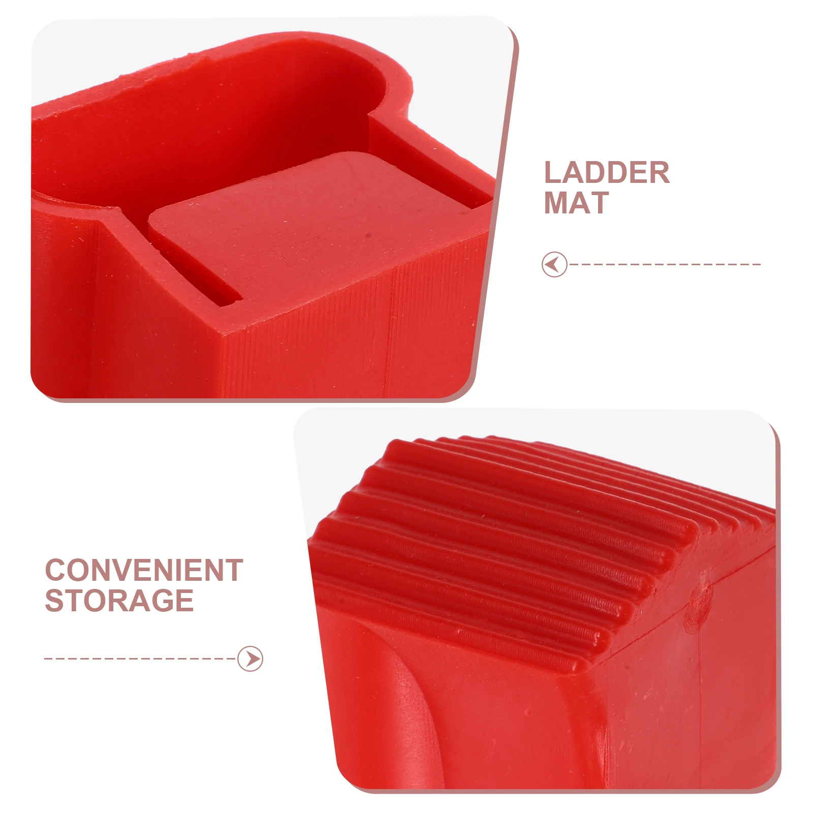 

4pcs Anti-slip Ladder Feet Covers Durable Protective Pads Cushions Replacement Foldable Stairs Home Safety Construction Tools