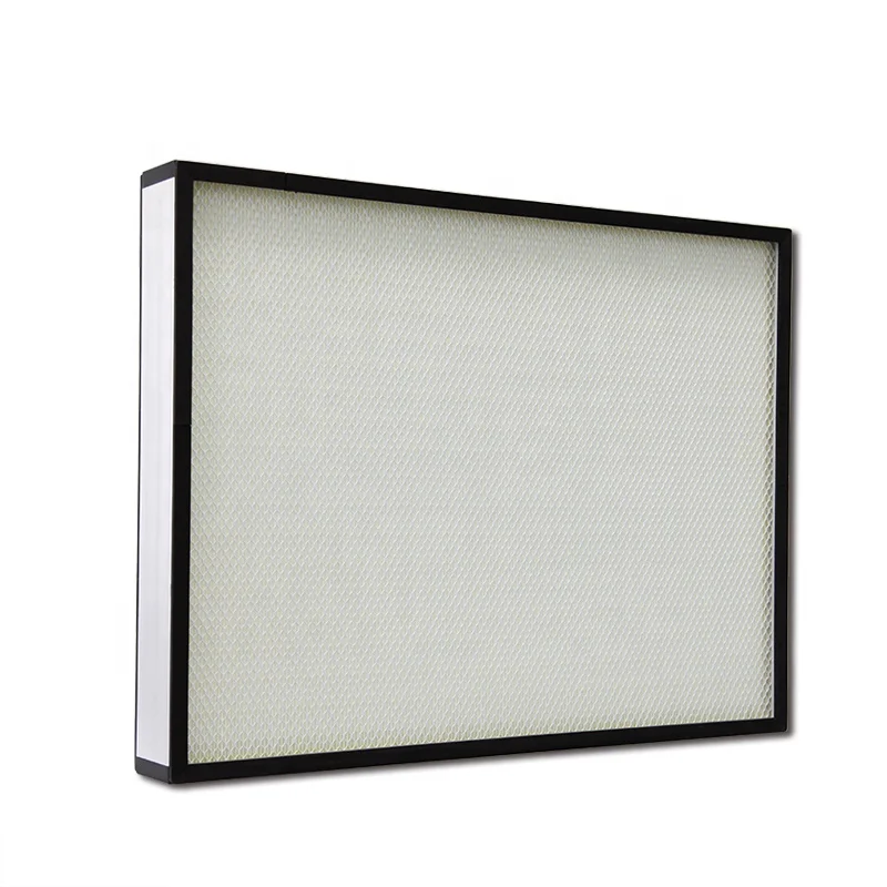 Customized Air Purifier Replacement 16x20x4 20x25x4 Inch Metal Frame Deep Pleated H13 H14 HEPA Air Filter