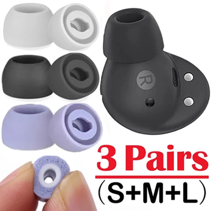 3-1Pairs Ear Tips for Samsung Galaxy Buds Pro Earbuds Protective Cover Replacement Noise Isolation Earplugs for Galaxy Buds Pro