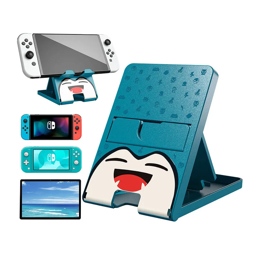 Portable Foldable Stand Mobile Phone Desktop Hold Game Console Tablet PC Oversized Bracket for Nintendo Switch Lite Oled Host