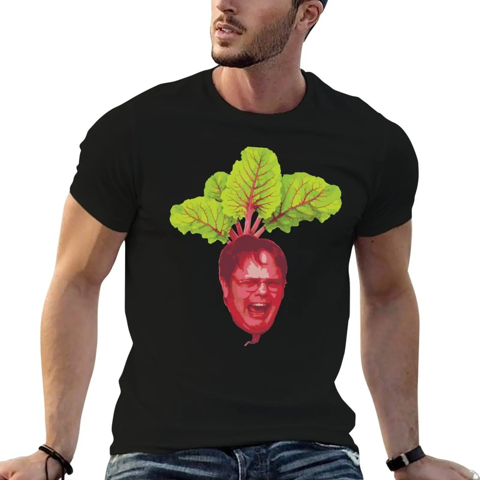 The Office: Dwight Schrute Beet T-Shirt animal prinfor boys graphic t shirt vintage plain black t shirts men