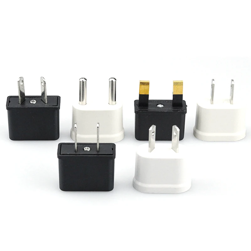 Universal Mini CN UK EU To AU US Power Plug Adapter American European Travel Plug Converter Russia Korea 4.0mm 4.8mm Plug 6A 10A