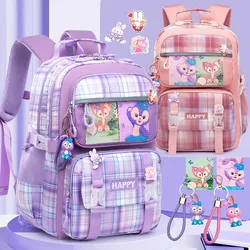 Disney-Star Dailu Cartoon Animation Lightweight Ridge Sac à dos pour enfants, sac d'école étanche confortable