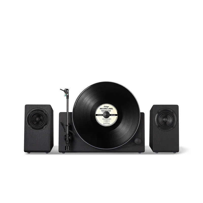 

Darth Vader HiFi vertical split vinyl record player lp fever record player bluetooth speaker phonograph