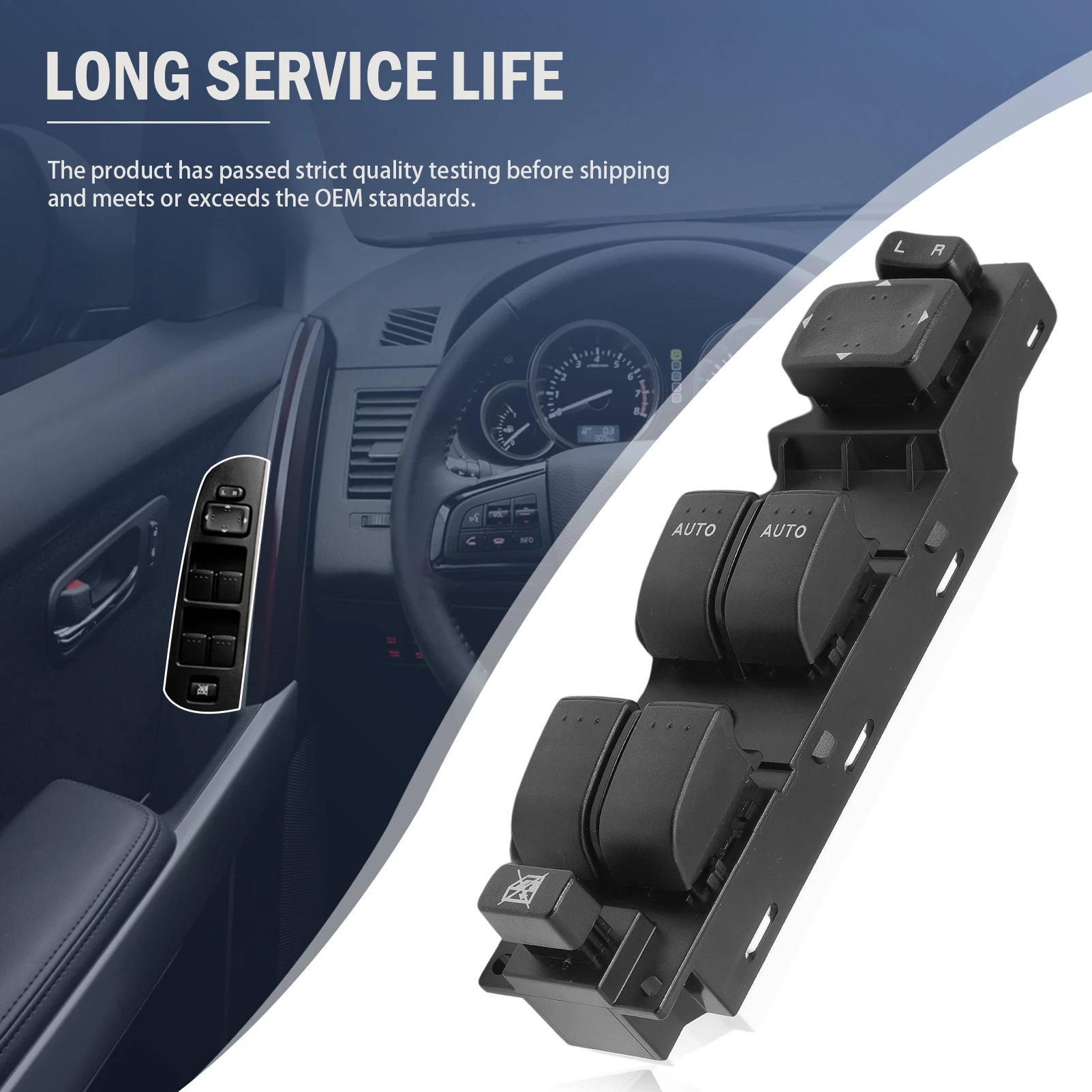 

Передняя левая кнопка включения стеклоподъемника, совместимая с Mazda CX-9 2007-2015 TD11-66-350A TD1166350A DWS864 1S15705
