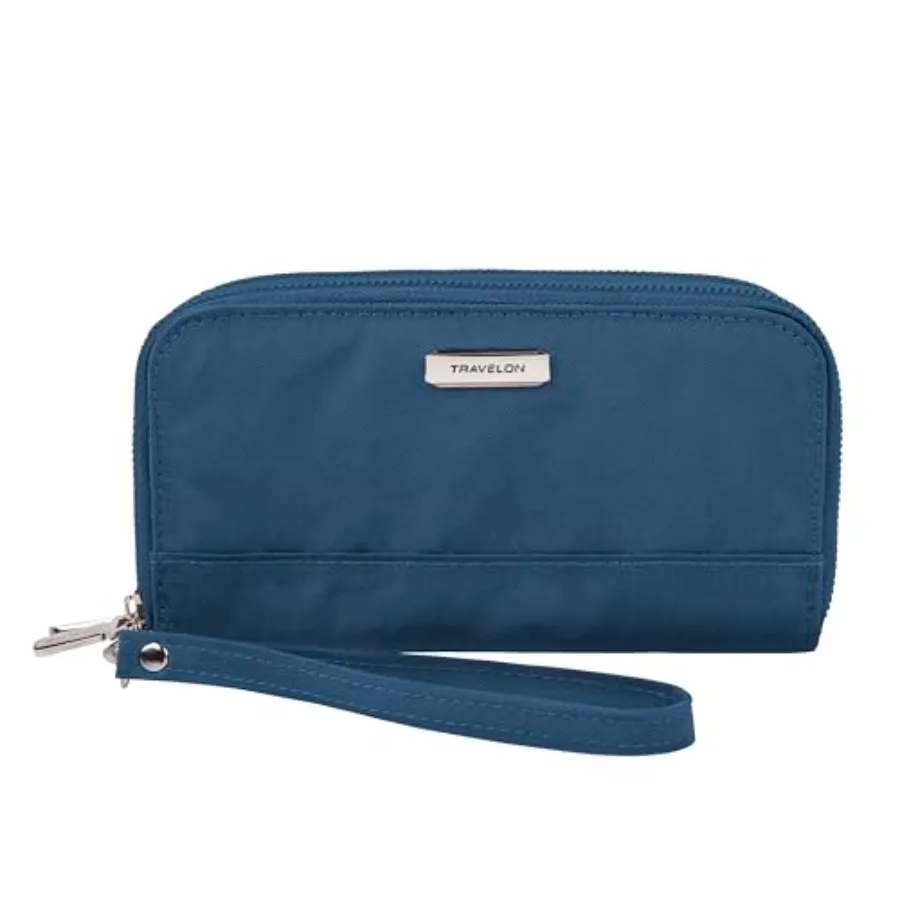 

RFID Blocking Double Zip Wallet