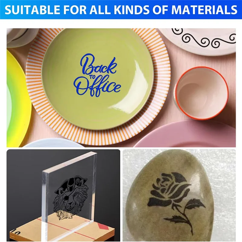 

2025 Trend, 4 шт., гравировальная маркировочная бумага, цветная маркировочная бумажная лента, скребок для маркировки волокна и гравировки стекла