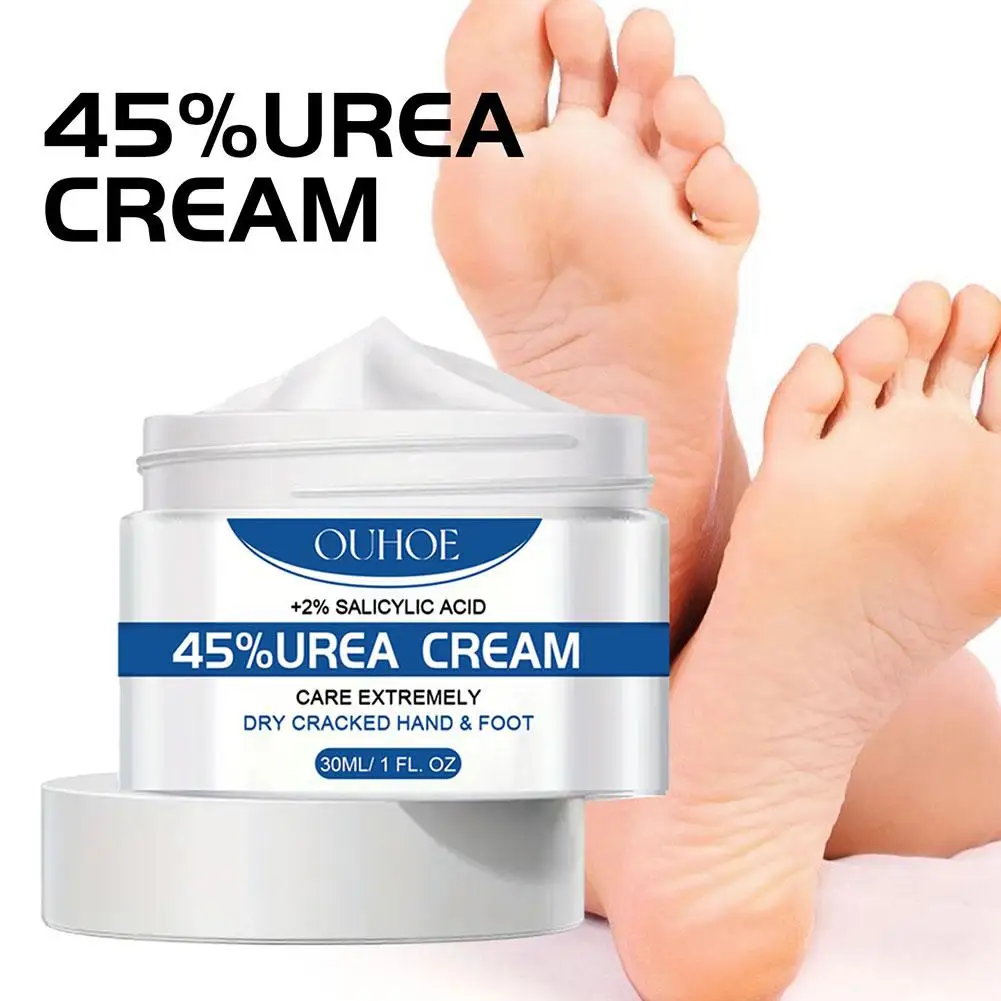 Ouhoe 45% Harnstoff creme Füße Kallus entfernen Creme Körper creme Reparatur feuchtigkeit spendendes Peeling pflegend q4f2