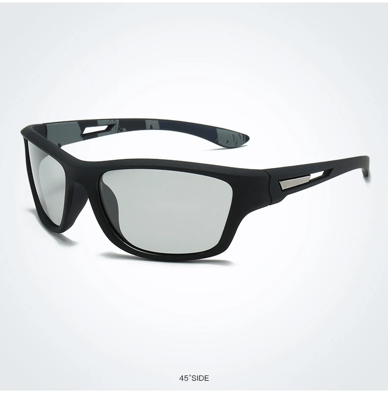 Photochrome Polarisierte Sport Vintage Sonnenbrille Männer Frauen Angeln Radfahren Fahren Bergsteigen Sport Retro Sonnenbrille UV400 – Detail 11