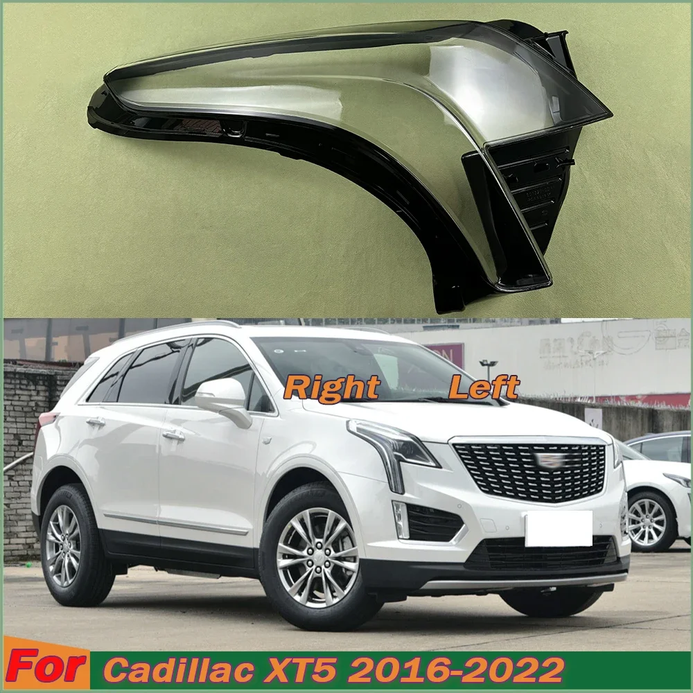 

Auto Replacement Parts For Cadillac XT5 2016-2022 Headlight Cover Headlamp Shell Mask Transparent Lampshdade Lens Plexiglass