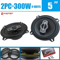 2PCS 5inch Coaxial Speaker (2X300W) Car Door Speaker Surround Sound Systems Music Players High-Fidelity Audio Speaker Woofer