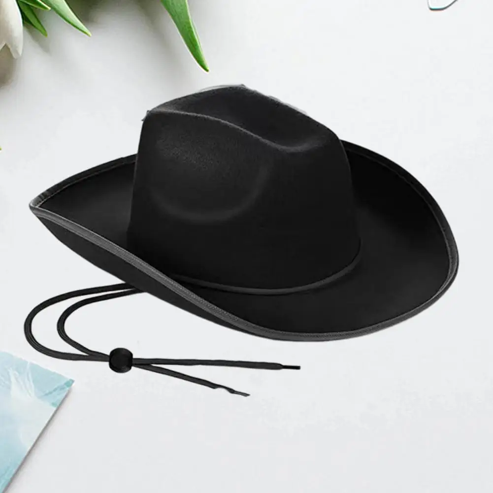 

Wide Brim Hat Bridal Engagement Party Teens Beach Party Performance Cap Western Cowboy Hats Cowgirl Hat Disco Hat