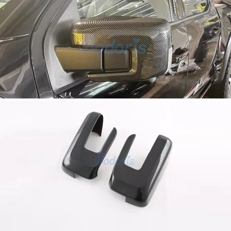 

For Ford F150 Raptor P702 2021-2023 Side Wing Door Mirror Cover Rearview Caps Sticker Overlay Shell Case Car Styling Accessories
