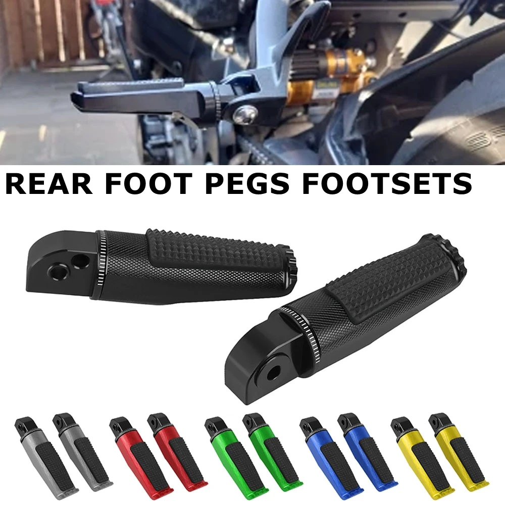 YZF-R3/R15/R25 دراجة نارية الركاب الخلفي أوتاد القدم مساند القدم لياماها TMAX500 XAMX300 XAMX 400 FZ1 FZ6 MT03 MT07 MT 09 MT10