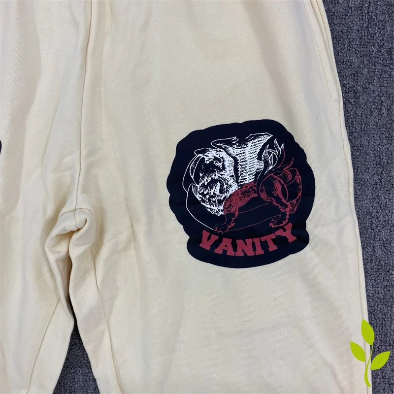 25ss Oversized Cotton Sports Long Pants Letter Print SAINT MICHAEL Sweat Pants Men Women Washed Casual Trourers