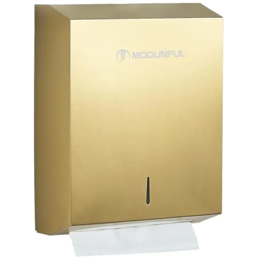 

Commercial Paper Towel Dispenser - Multifold Paper Towel Dispenser Wall Mount High Capacity Stainless Steel Tissue Holder Suita