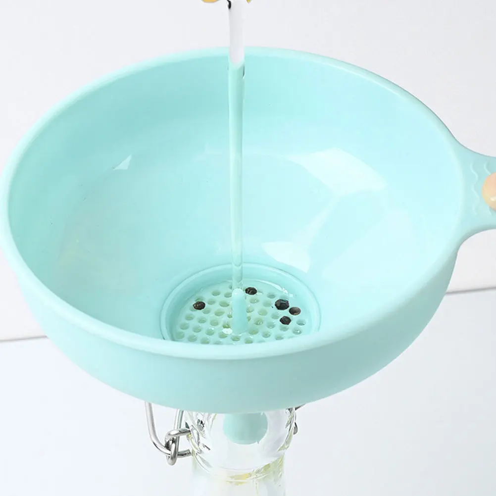 

Wide Mouth Large Plastic Funnel Kitchen Funnel for Filling Bottles Oil Sauce Jam Liquid Transfer Funnels for Filling Bottles