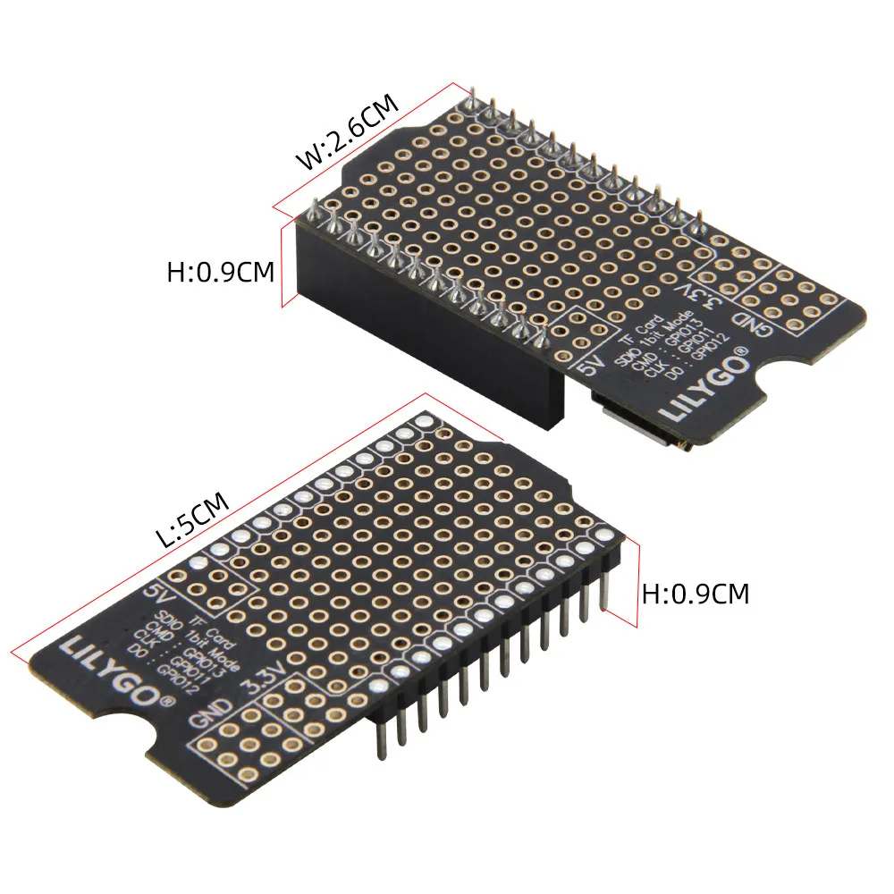 LILYGO T-Display-S3 TF Card Shied TF card MicroSD card function expansion board
