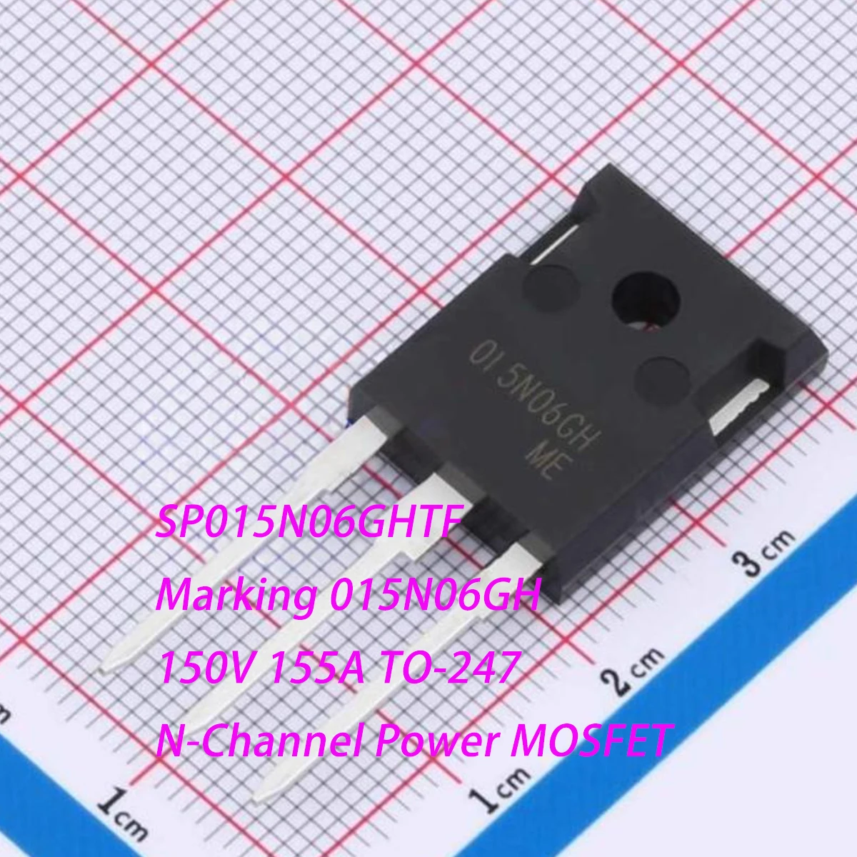 2PCS SP015N06GHTF Marking 015N06GH TO-247AC-3 NEW Original Field Effect Tubes N Channel 150V 155A 6mΩ@10V Power MOSFETs 015N06GH