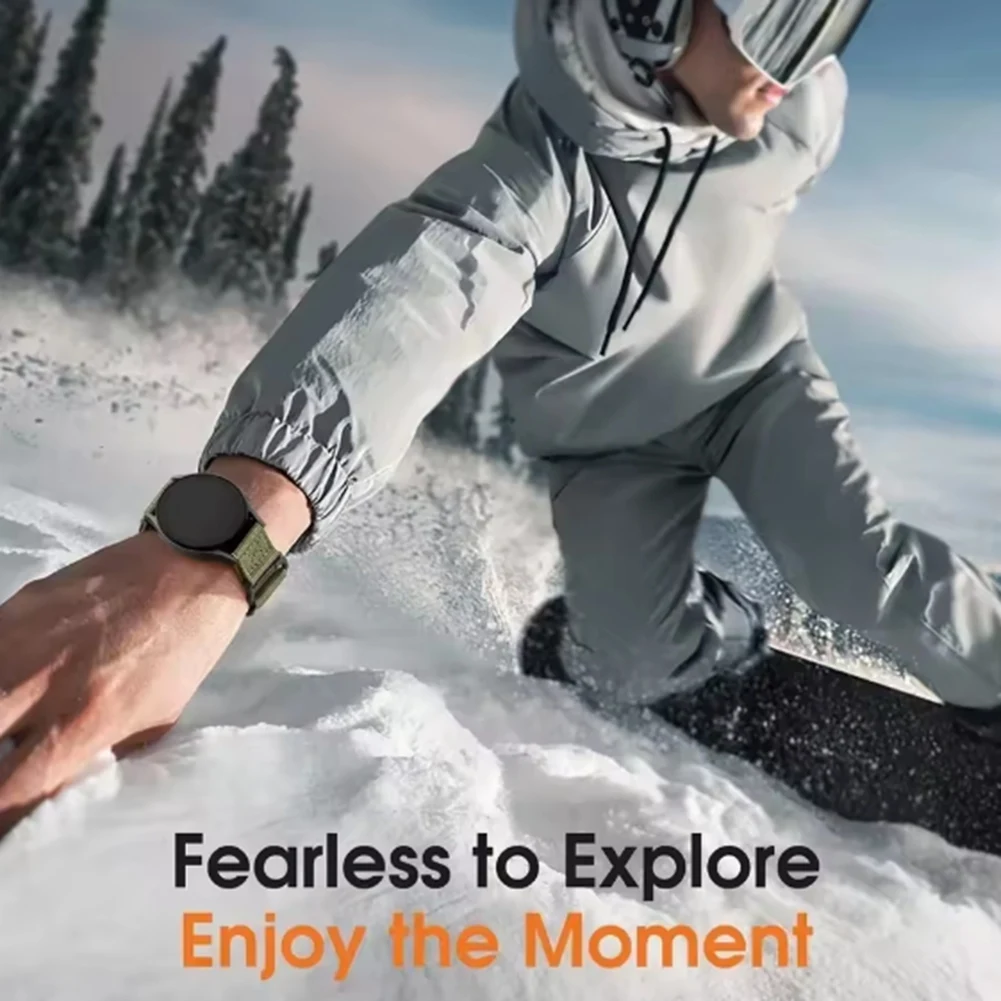 T35C 22mm Nylon Strap for Galaxy Watch 7 6 5 4 40/44mm 6 Classic 43 47mm Band for Watch GT5 4Pro Band 22mm