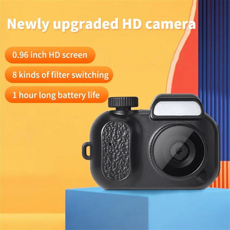 Student Campus Internet Celebrity Camera with Screen Portable HD Camera Thumb Children's Fun Camera