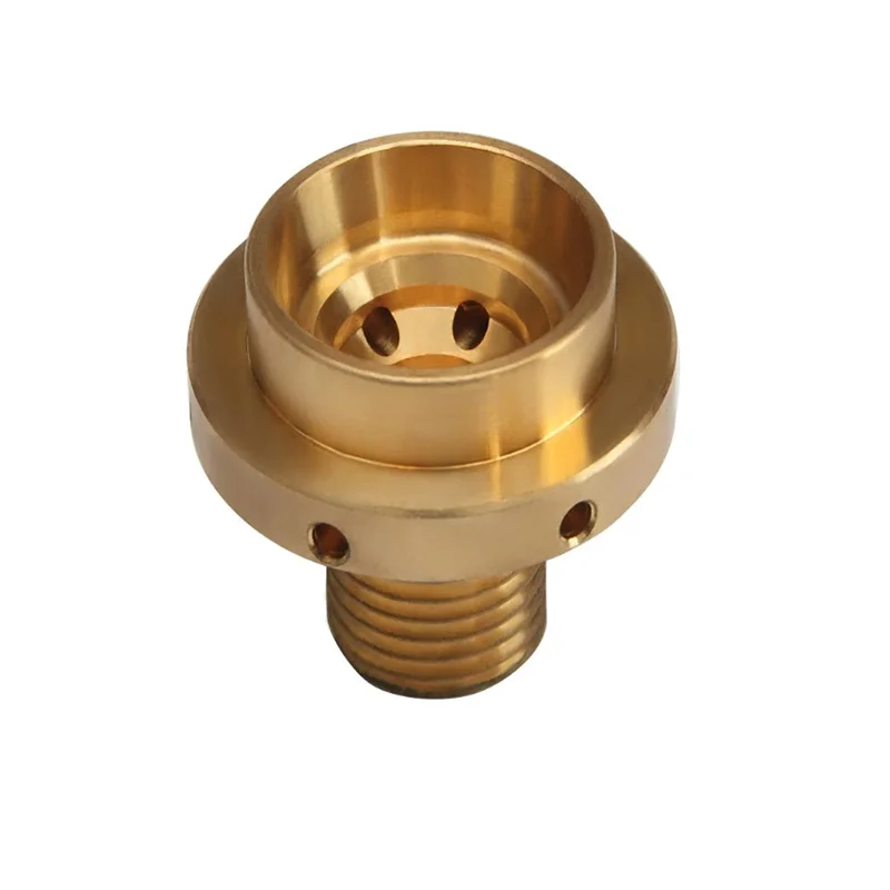 Precision Hardware Fabricated Solution Industrial Provider Brass Precision Turning with Threaded Connectors