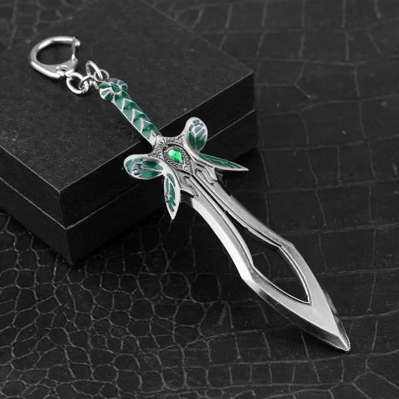 Dota 2 Jogo Dos Desenhos Animados Dota 2 Chaveiro, Borboleta Espada Armas, Adereços Talismã, Porta-chaves, Chaveiros, Acessórios Cosplay, Presente