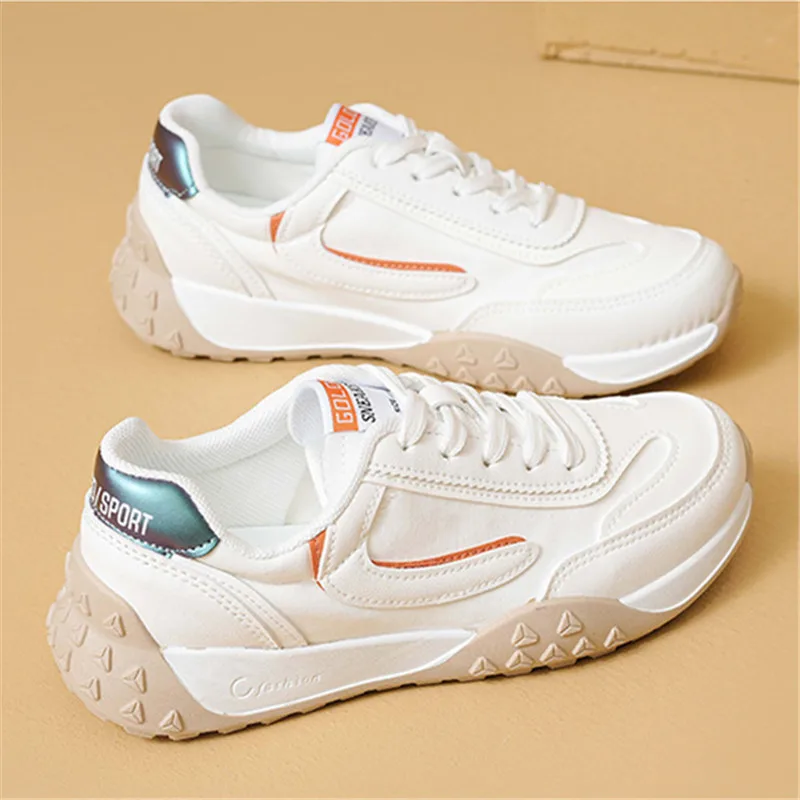 Women's Platform Tennis Walking Breathable Casual Comfort Fashion Sneakers Leather Running Trainers Youth Shoes Women Sneakers