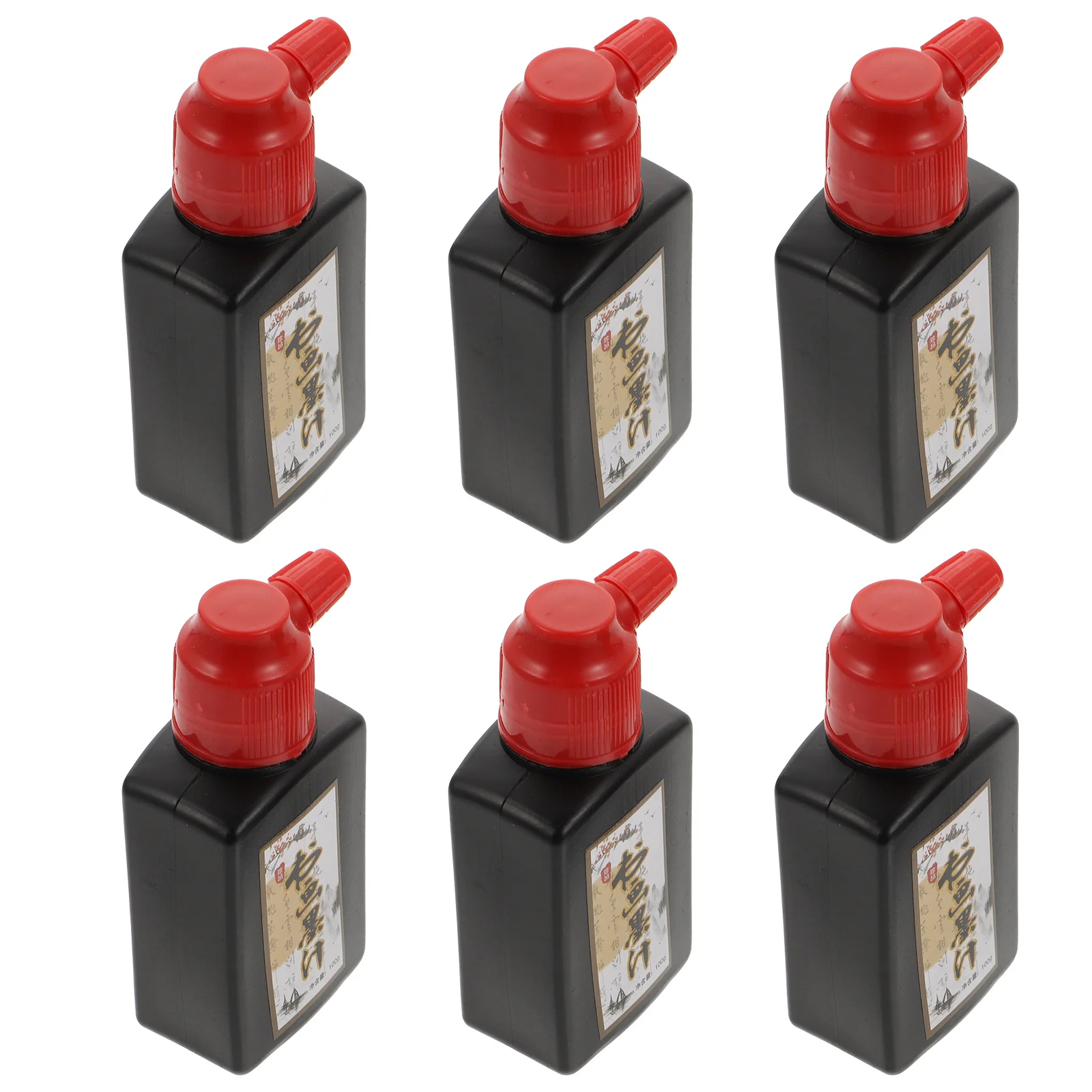 

6pcs Natural Material Calligraphy Ink Smooth Writing Stable Color Dyes for Scrapbook Decoration Painting Resin Cards Art