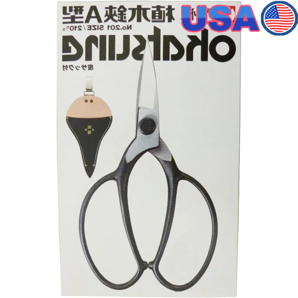 

Premium Plant Shears with Bag A-Shaped Alloy Steel Blades Heavy Duty Pruning Tool Garden Shearing