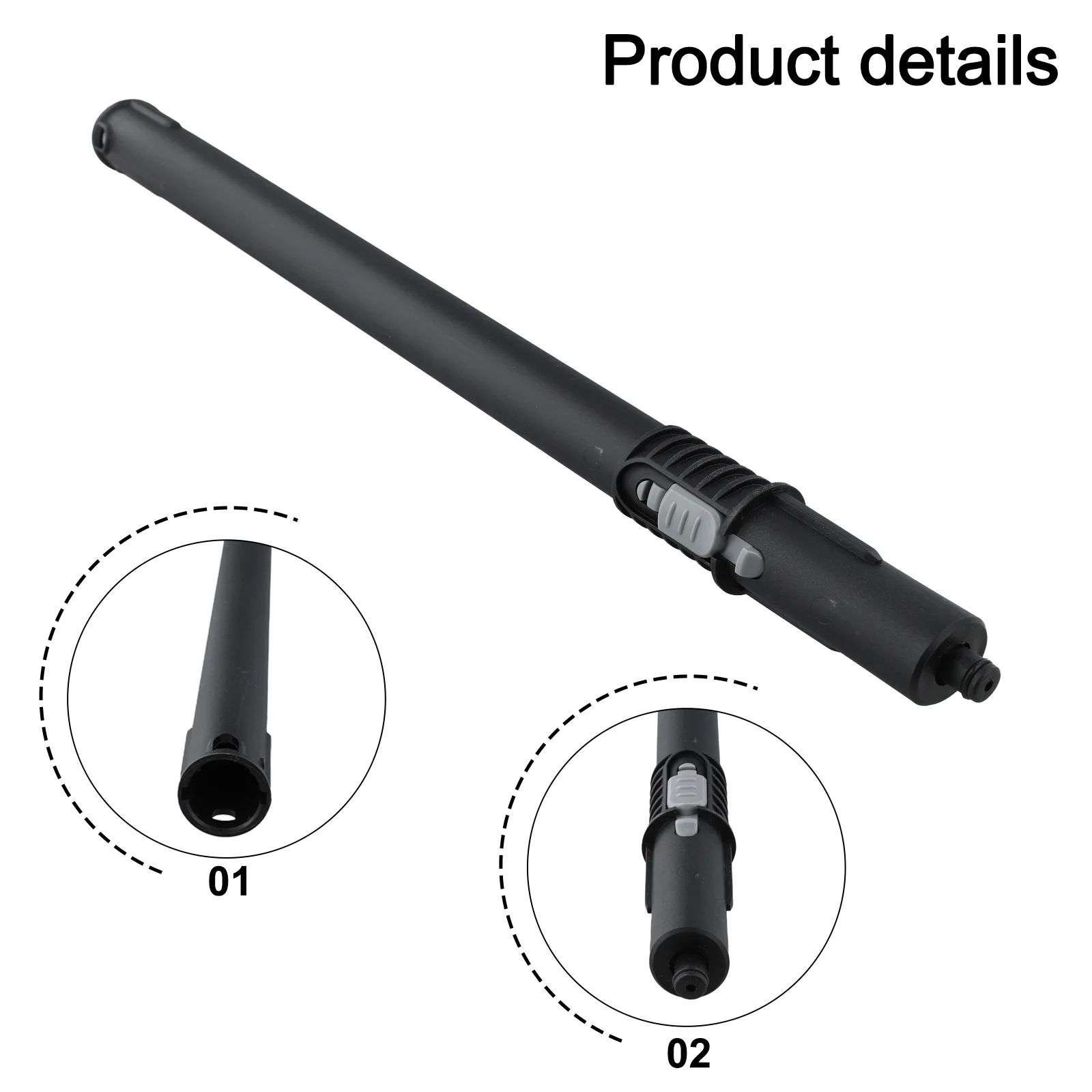 Extension Tube for Karcher SC1 SC5 SG2 SG4 Steam Cleaning Systems Part Number 4.127 024.3 41270243 ABS Material Construction
