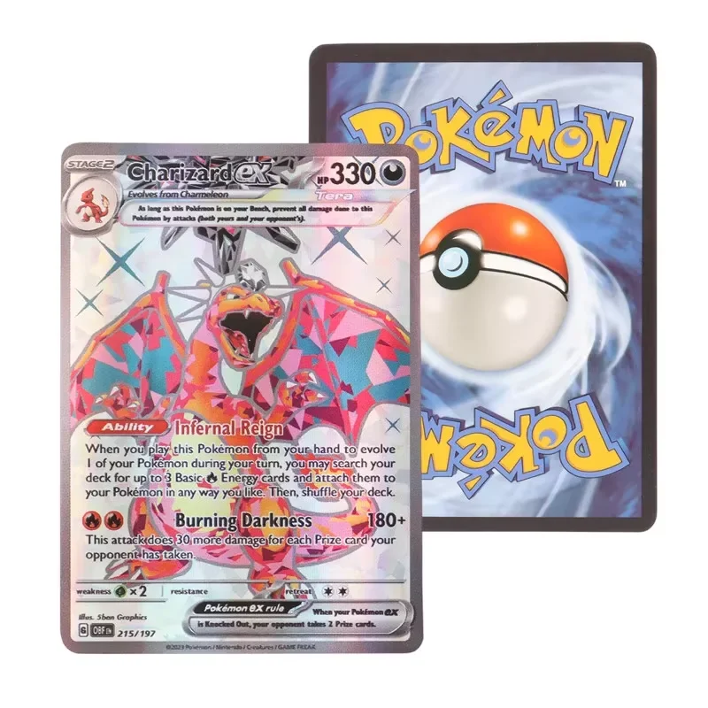 60-100 قطعة بطاقات البوكيمون الإنجليزية GX Tag Team 1996 Vmax EX V Mega Vstar Trainer Shining Game Battle Carte Trading Collection Cards