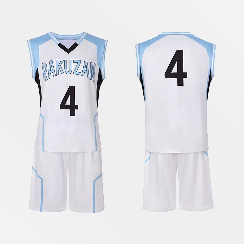 

Kuroko No Basuke Баскетбол Shutoku Midorima Shintaro Униформа Школьный трикотаж Топ Шорты Костюмы для косплея Мужская спортивная одежда mb.3