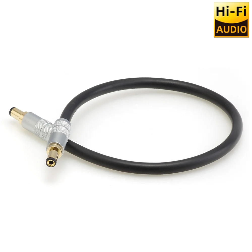 ▲USA Classic  Hifi Linear DC Power Cable 2.5/2.1 GX16-2 Gold Plated Plug 2x1mm OFC Jacket For Amplifier DAC Audio EquipmentIII