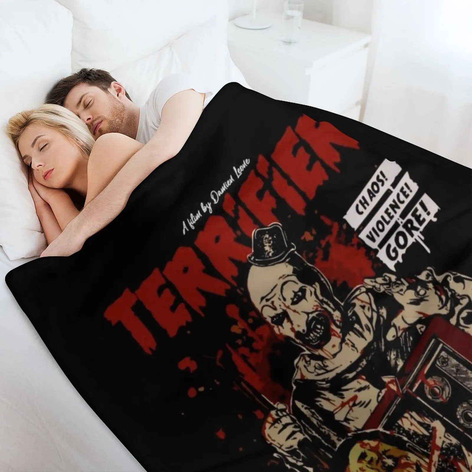 بطانية رمي الهالوين من فيلم المرعب، بطانيات رمي كبيرة جدًا