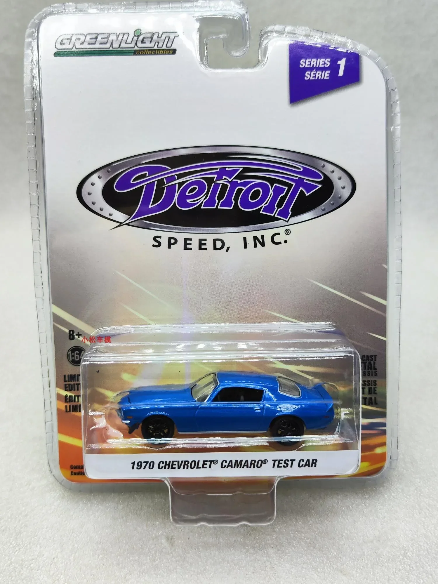 

1:64 Детройт Speed Company Series 1-1970 Chevrolet Camaro Test Drive Коллекция моделей автомобилей