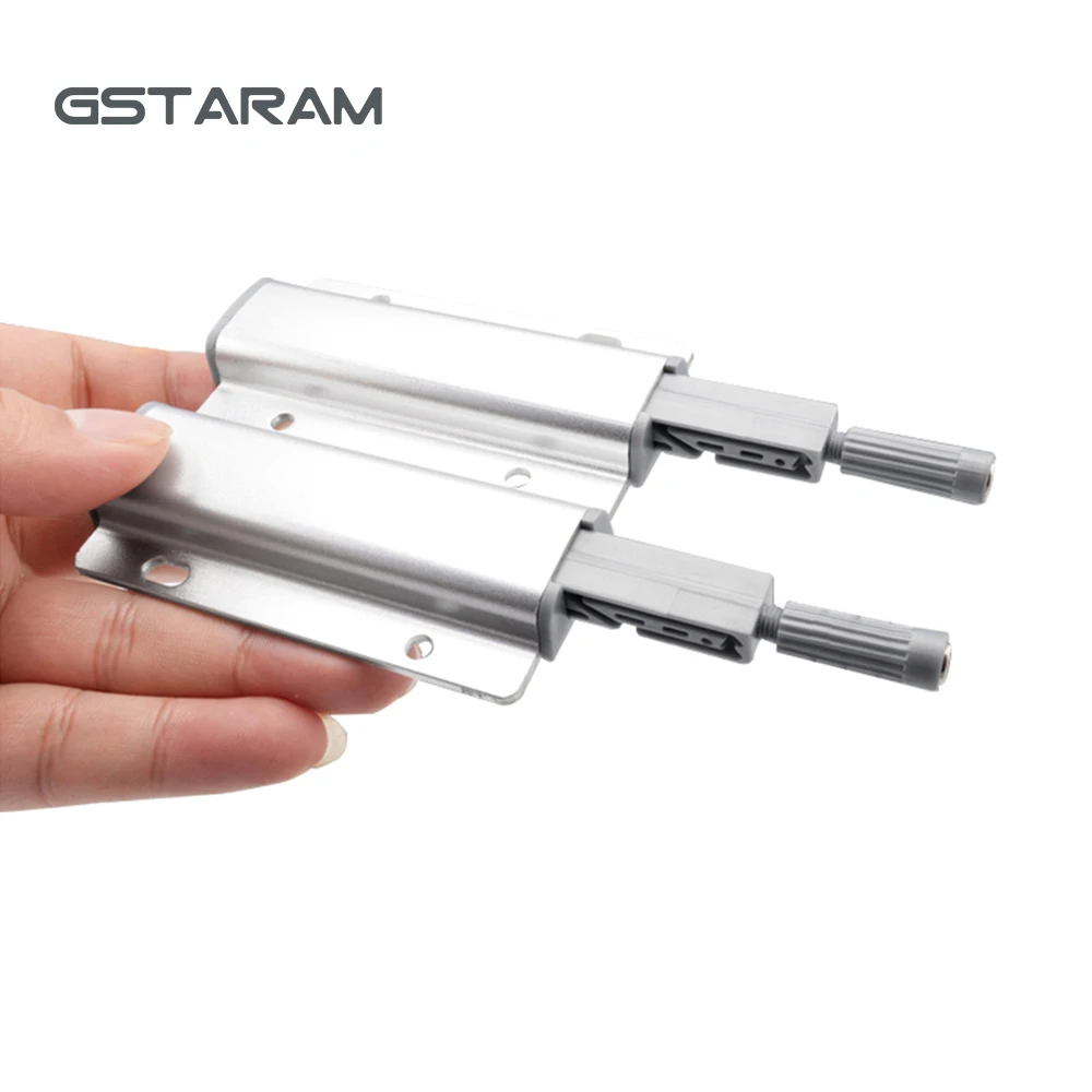 GSTARAM Aluminum Alloy Push to Open Magnetic Cabinet Catches Automatic Door Stop Touch Damper Buffer Kitchen Invisible Pulls