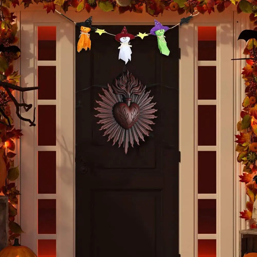 

Home Decor Plaque Heart of Mary Metal Wall Plaque Gothic Home Decoration Prayer Stand Sacred Heart Art for Holiday Gift Giving