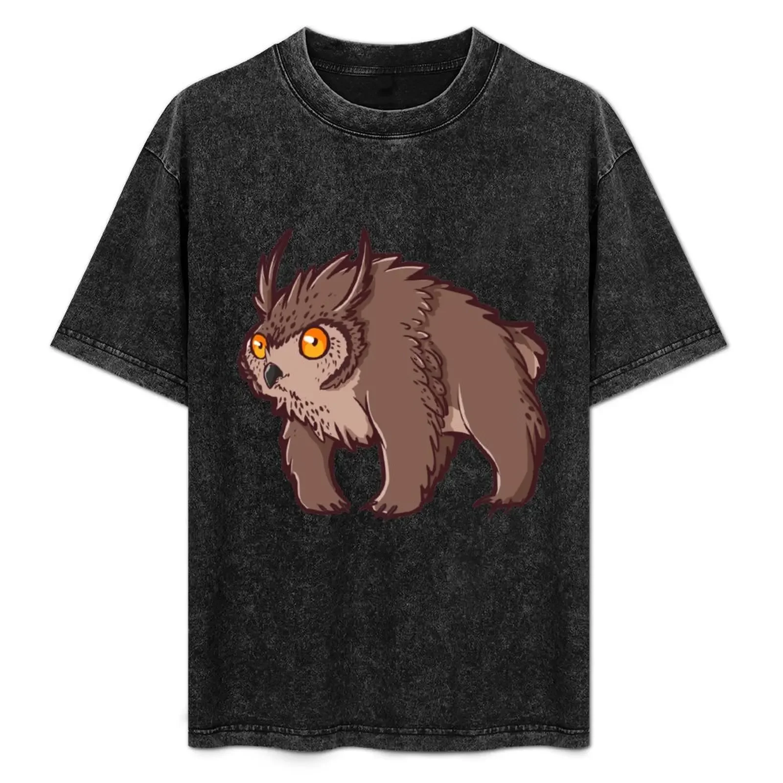 

bear owlface T-Shirt Running Gym Short Sleeve Sports Tee