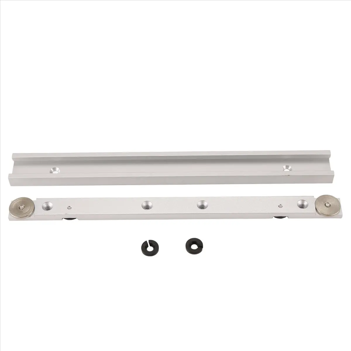 AA77 NEW  T Track Miter Bar Slider,Aluminium Alloy Miter Bar,Jig and Fixture Bar Slider Table Saw Gauge Rod Wiith Chute