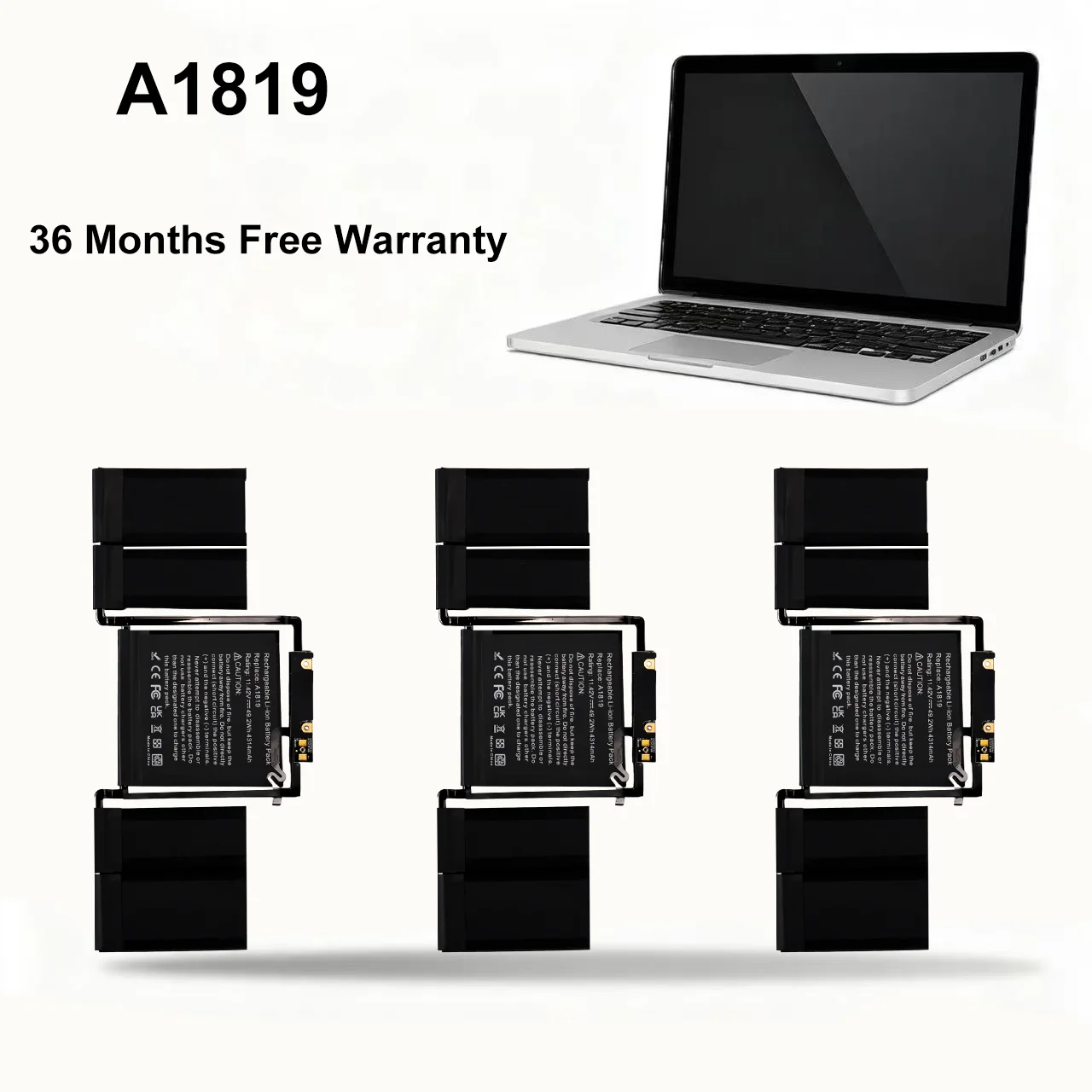 

A1819 A1706 Аккумулятор для Apple MacBook Pro 13 дюймов Touch Bar A1706 2016 2017 EMC 3071 36 месяцев Бесплатная гарантия Бесплатные инструменты