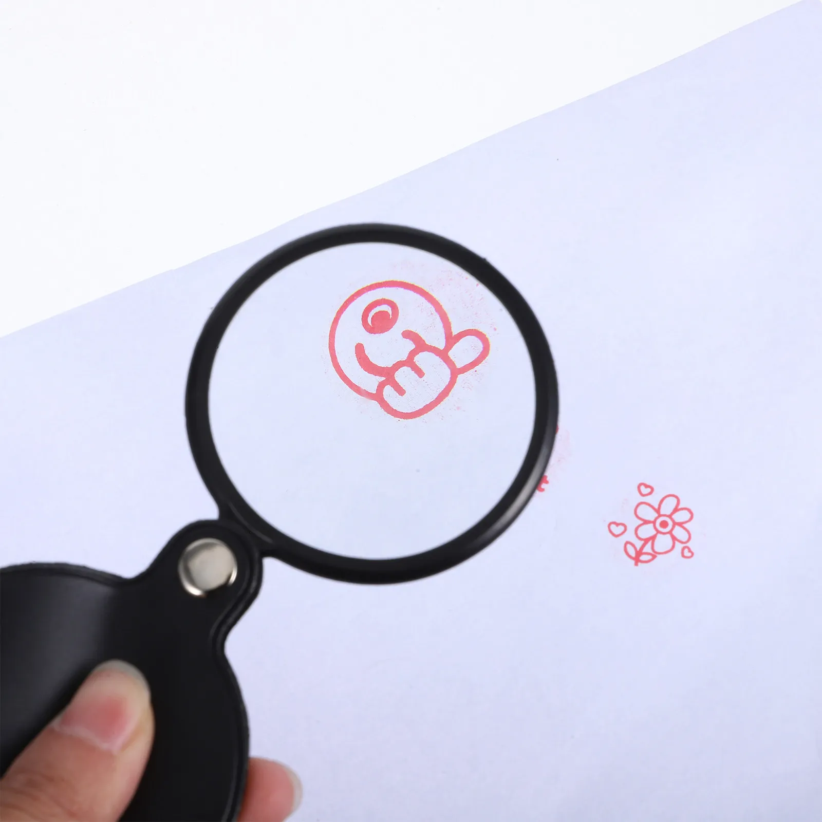 3 Pcs Compact Handheld Magnifier Foldable Magnifiers Mini Mirror Folding Glasses