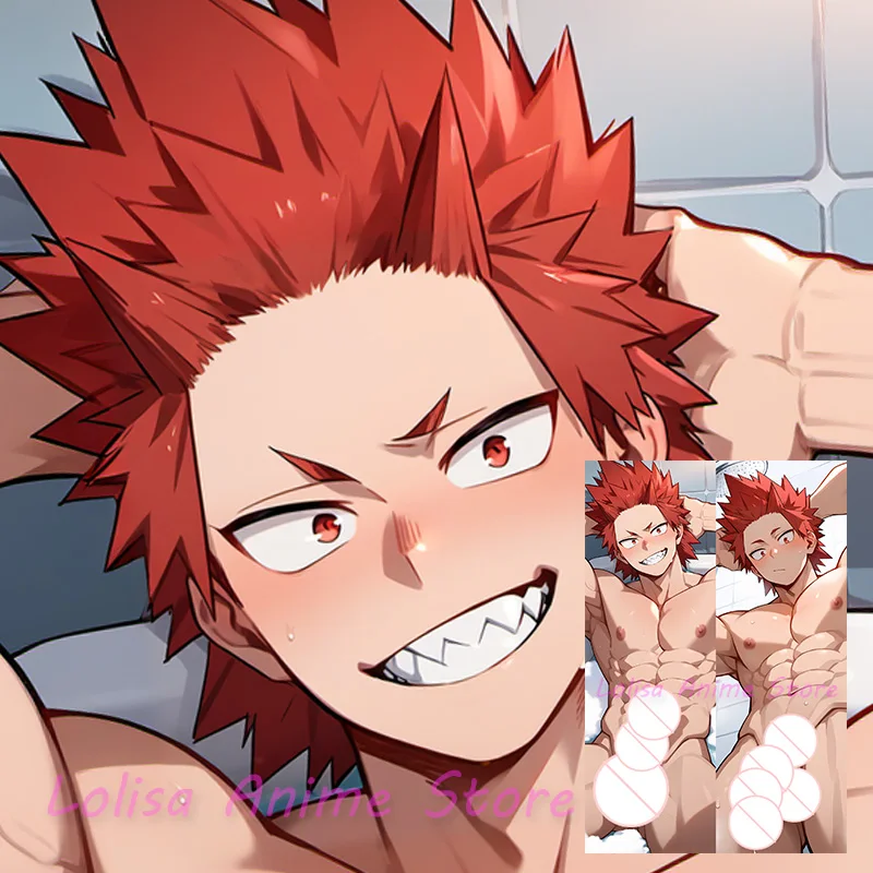 Dakimakura Kirishima Eijirou Shota Anime Body Pillow Cover Double Sided Print Life Size Pillowcase Gifts